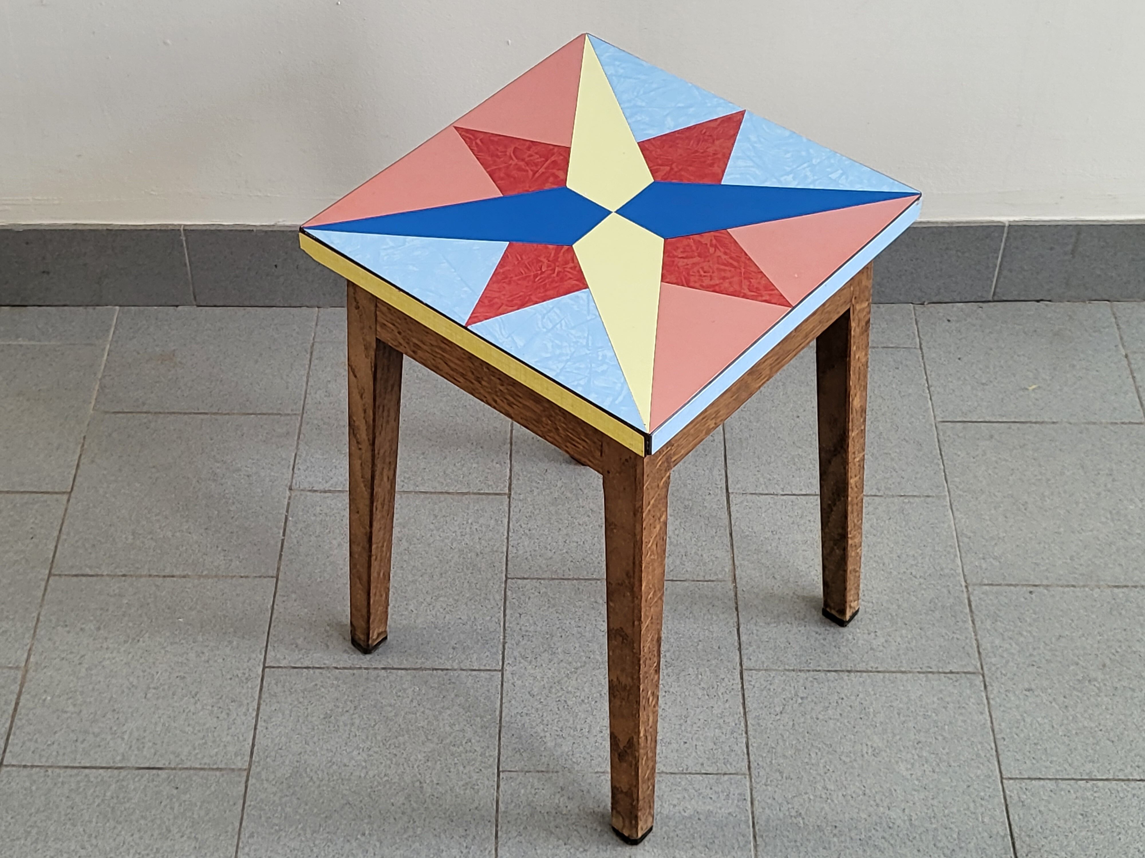 Pair of vintage formica stools 1950