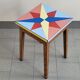 Pair of vintage formica stools 1950