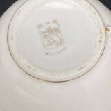 White and gilded Limoges porcelain tea/coffee service – MPM0724SV1