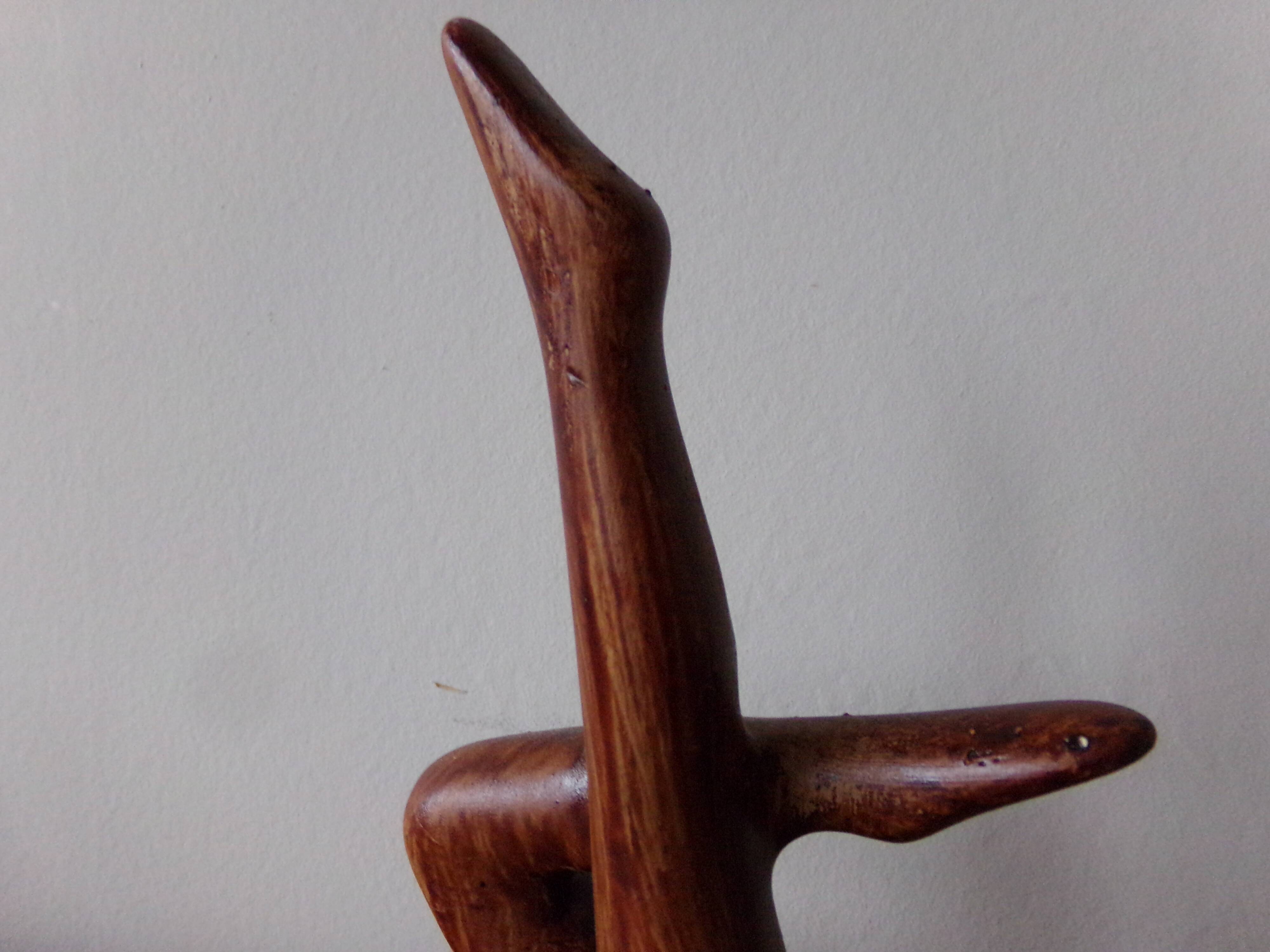 Ceramic woman's sculpture