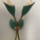 Double vintage Italian wall light 1950s