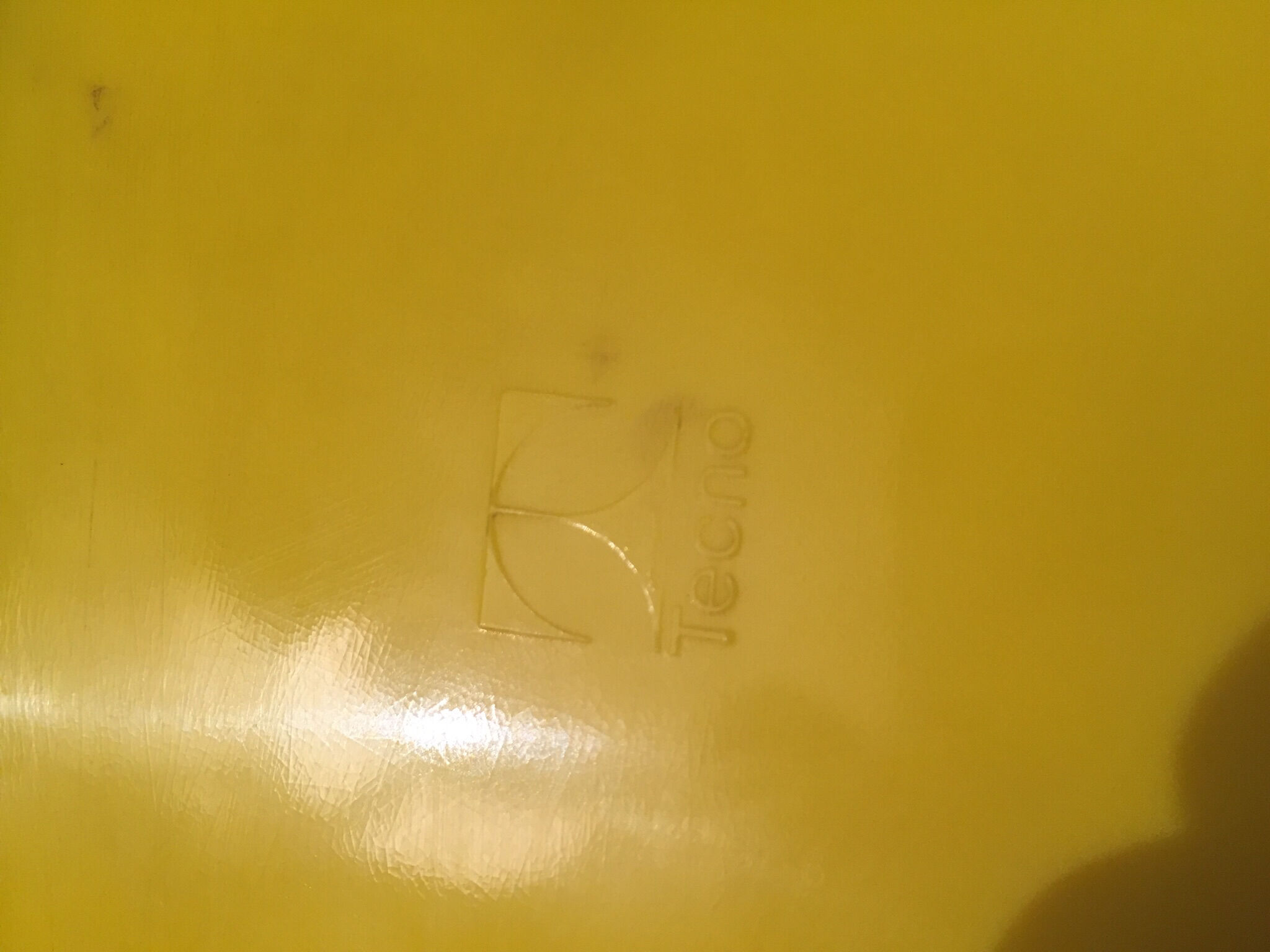 Set of 4 chairs 70s Osvaldo glass for Tecno