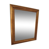 Rectangular mirror in gilded wood