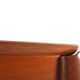 XL extendable rectangular dining table in teak by H.W. Klein for Bramin
