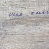 Old painting "Valley in Saint Savin" Hautes Pyrénées 1919 HSP