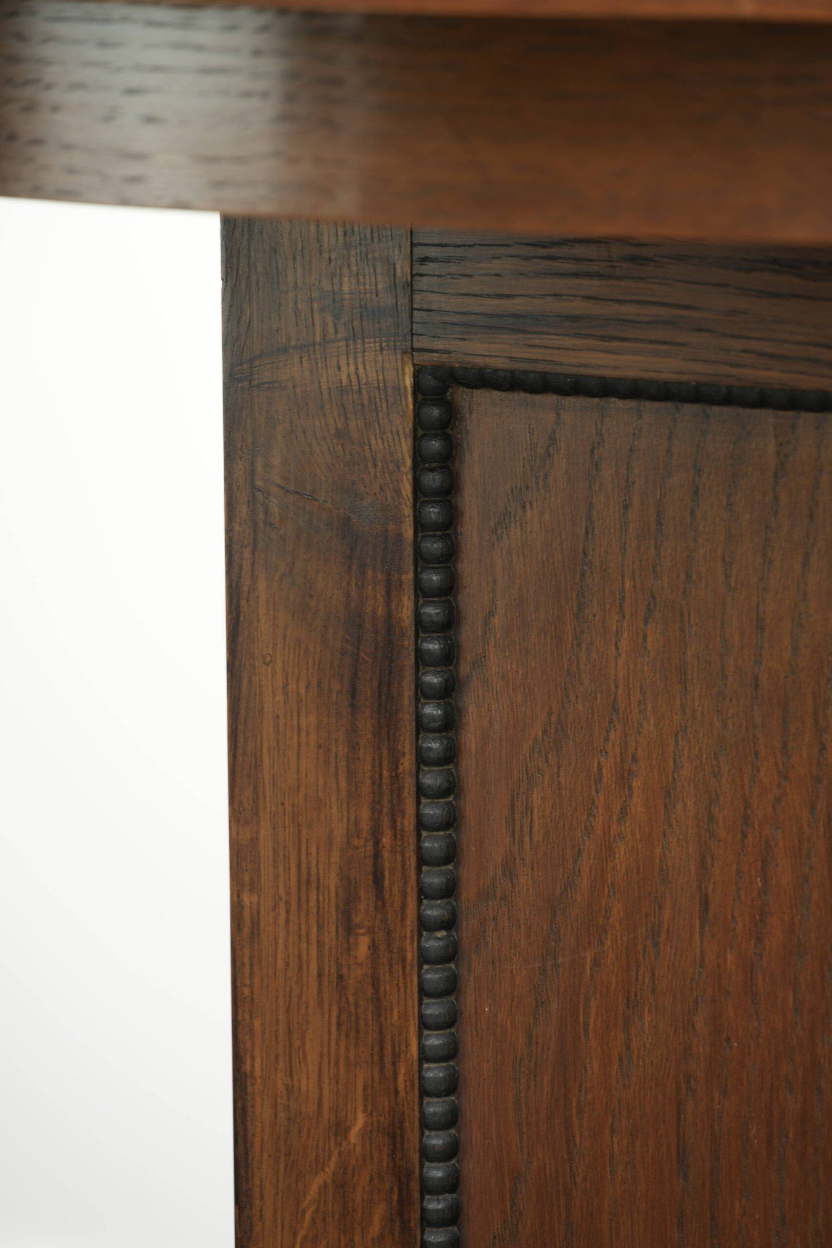 Dutch oak side table / centre table in Amsterdam School design