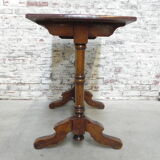 Oak bistro table from the ardennes