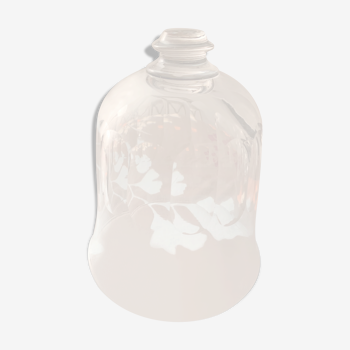 19th century white glass bell