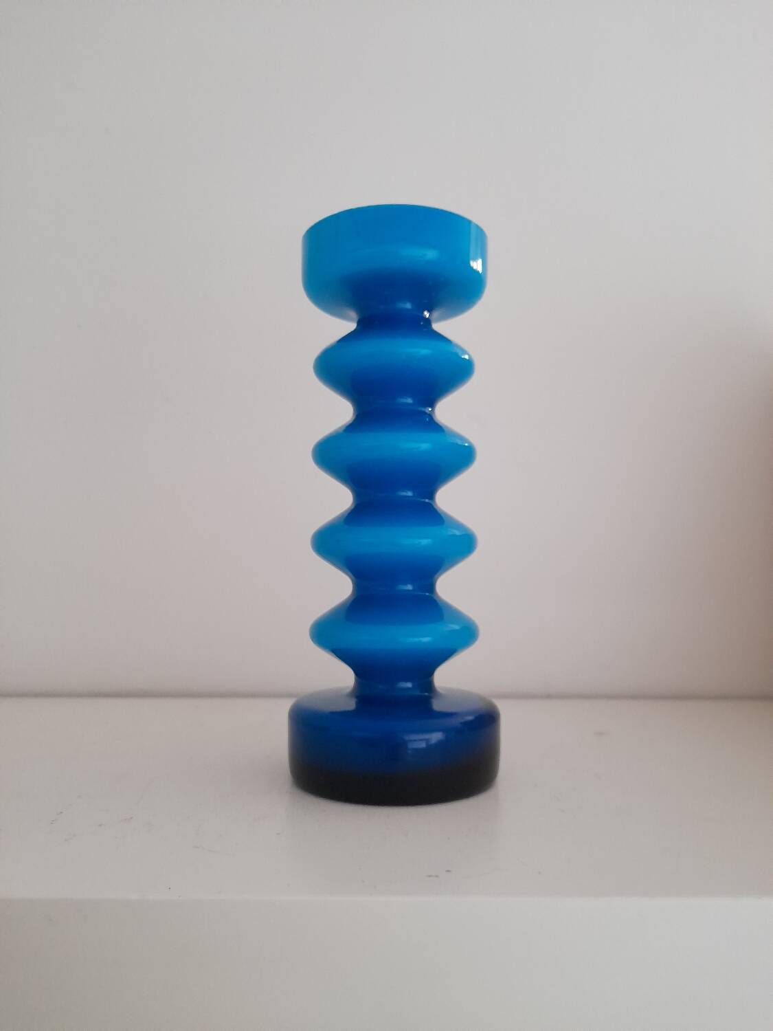 Beautiful space age blue opaline