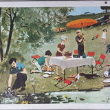 School posters scenes of life - fernand nathan 1967