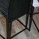 Lot de 4 chaises vintage cuir piqure sellier