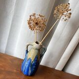 Small handmade stoneware vase