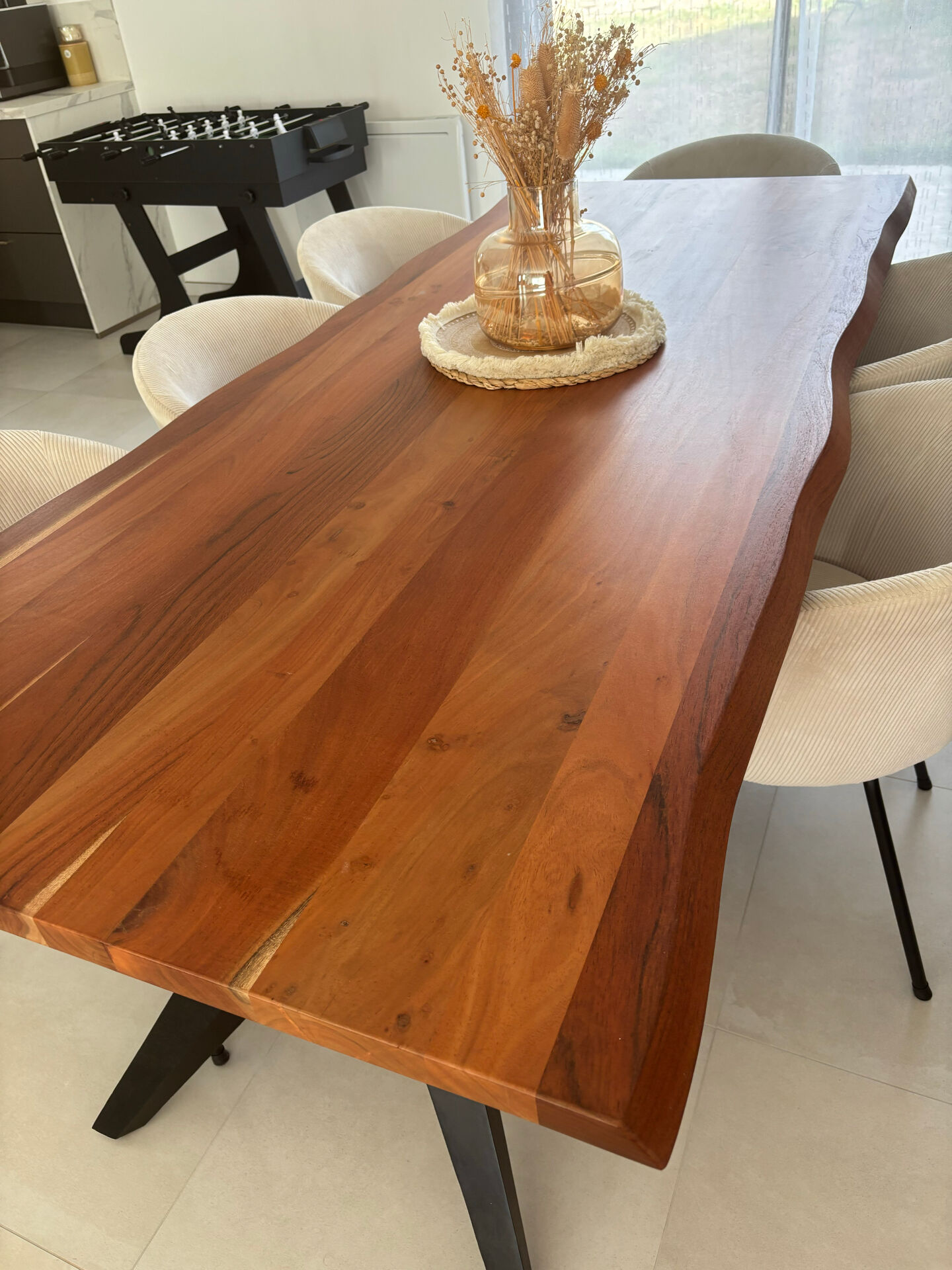 1 acacia wood table