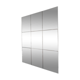 Aged look mirror