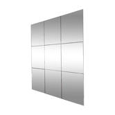 Aged look mirror
