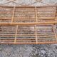Vintage rattan shelf