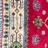 Tapis ancien maroc rabat fait main 148x212 cm