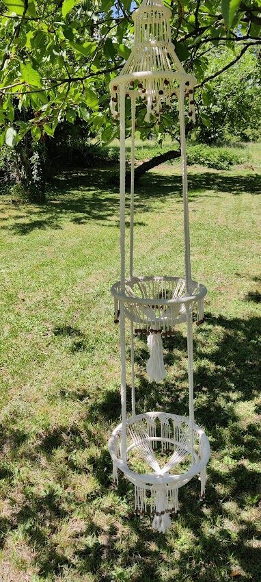 Macramé plants holder