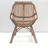 Fauteuil en bambou attribuable à Bonacina