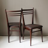 Pairs of Scandinavian style chairs