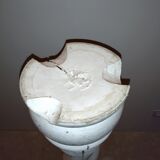 Carved wooden column