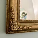 Miroir doré ancien 47x57cm