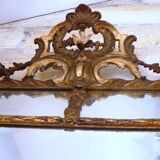 Large 19th century mirror with glazing bead