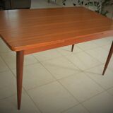 Scandinavian design table in teak levitan 1969