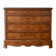 Antique walnut secretary chest with marble top.