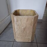 Travertine coffee table