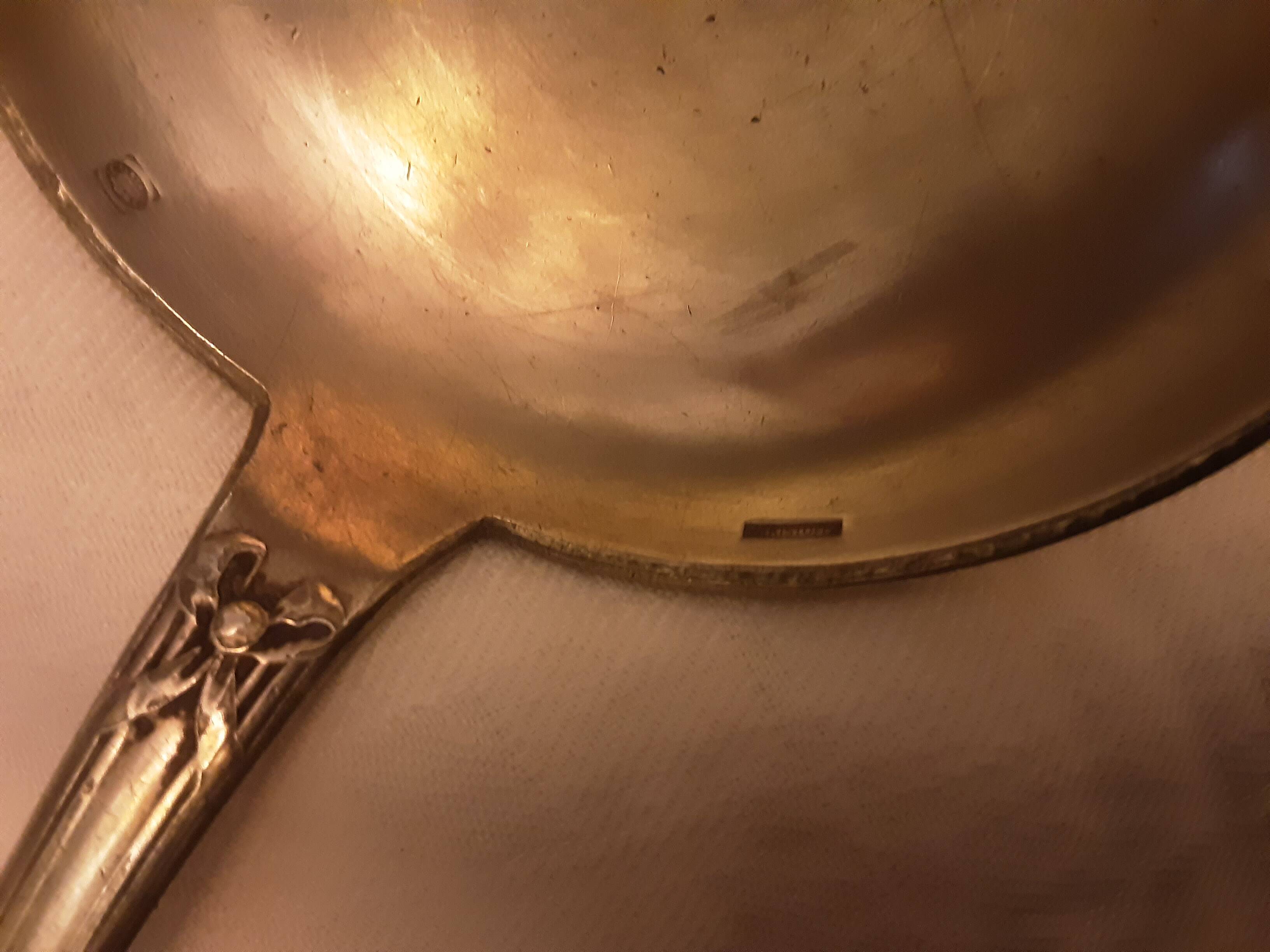 Christofle silver metal ladle