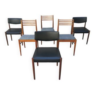 Set of scandinavian chairs