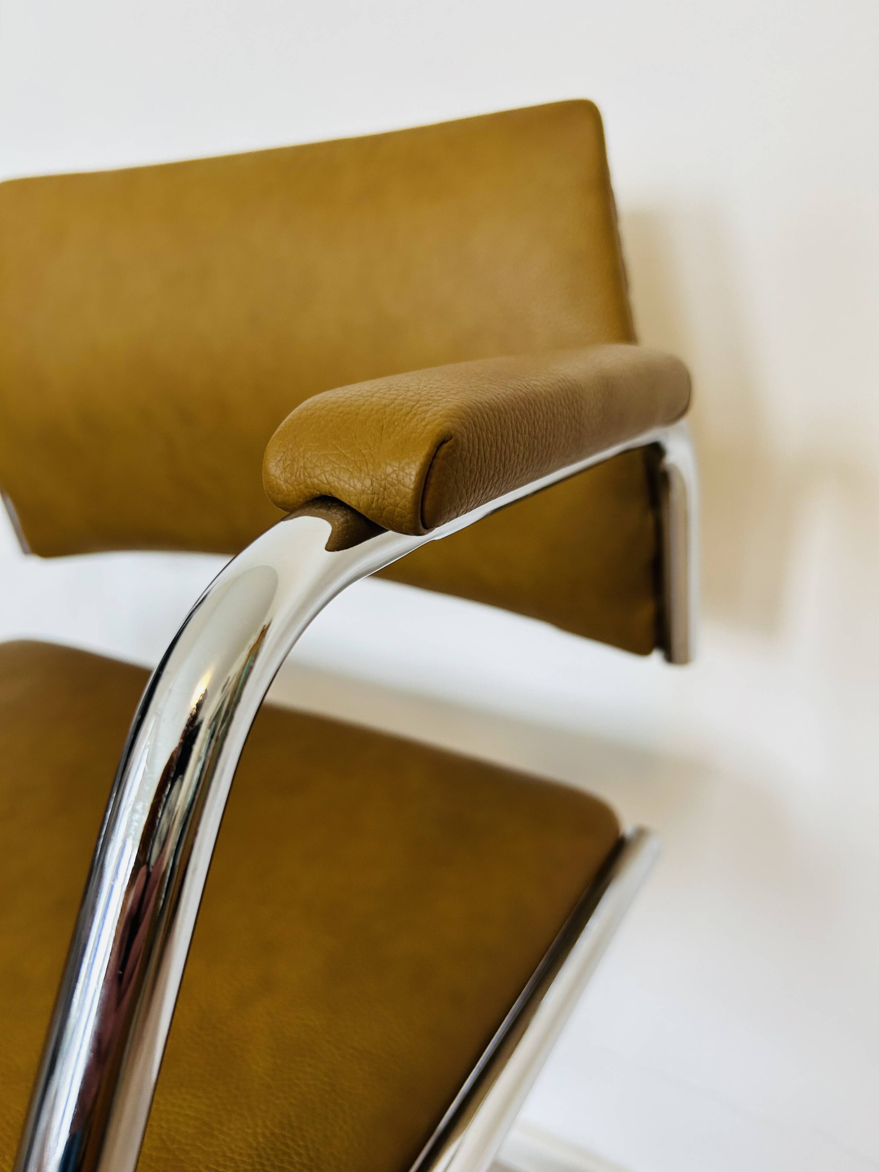 Vintage Mustard Office Chair Model K-380 from Kovona 1970’s