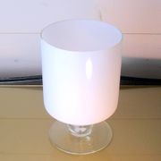 Vase Murano Blanc, Italie 1970's