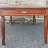 Art Deco table, wood, vintage 1930s