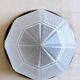 Art Deco ceiling light, crocodile skin (L-0183-1)
