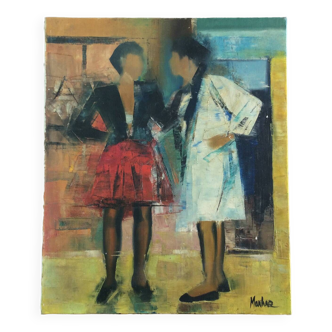 Tableau "Les deux filles"