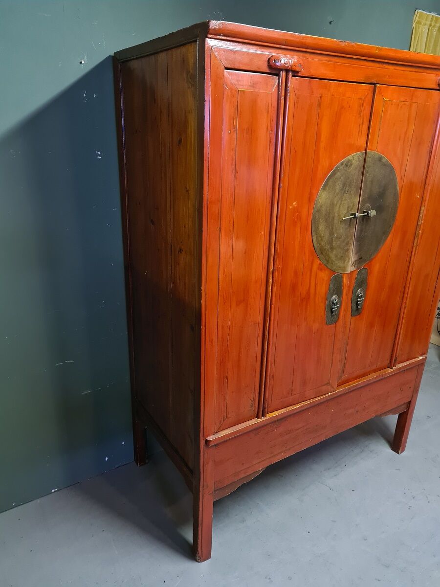 Antique Chinese Bridal Cabinet circa 1920.