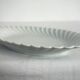 Set of 2 Haviland twisted white porcelain dishes Limoges