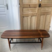 Table basse style scandinave 2 niveaux années 60