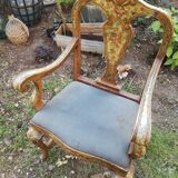 19th painted Italian armchair