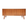 Vintage Scandinavian sideboard, vinyl furniture