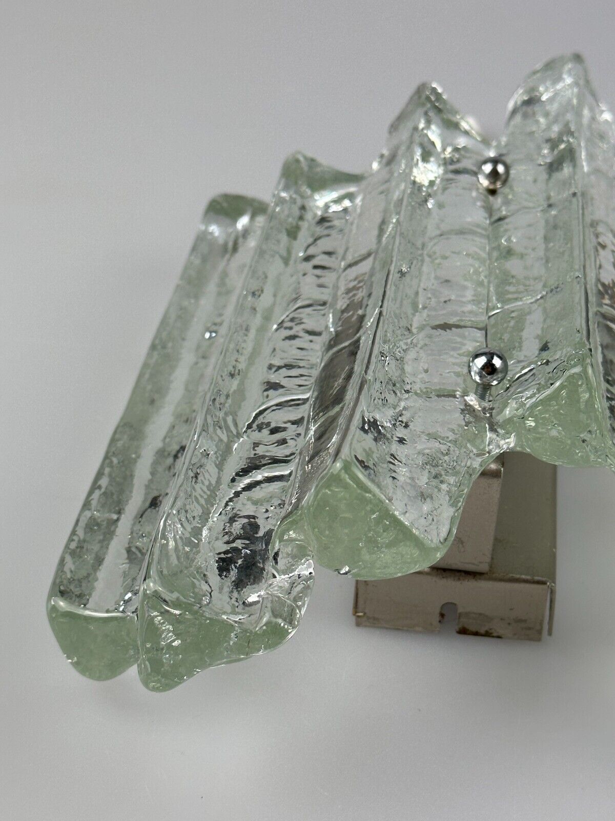 Wall lamp Wall Sconce Fischer Leuchten Germany Ice Glas Design