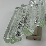Wall lamp Wall Sconce Fischer Leuchten Germany Ice Glas Design