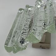 Wall lamp Wall Sconce Fischer Leuchten Germany Ice Glas Design
