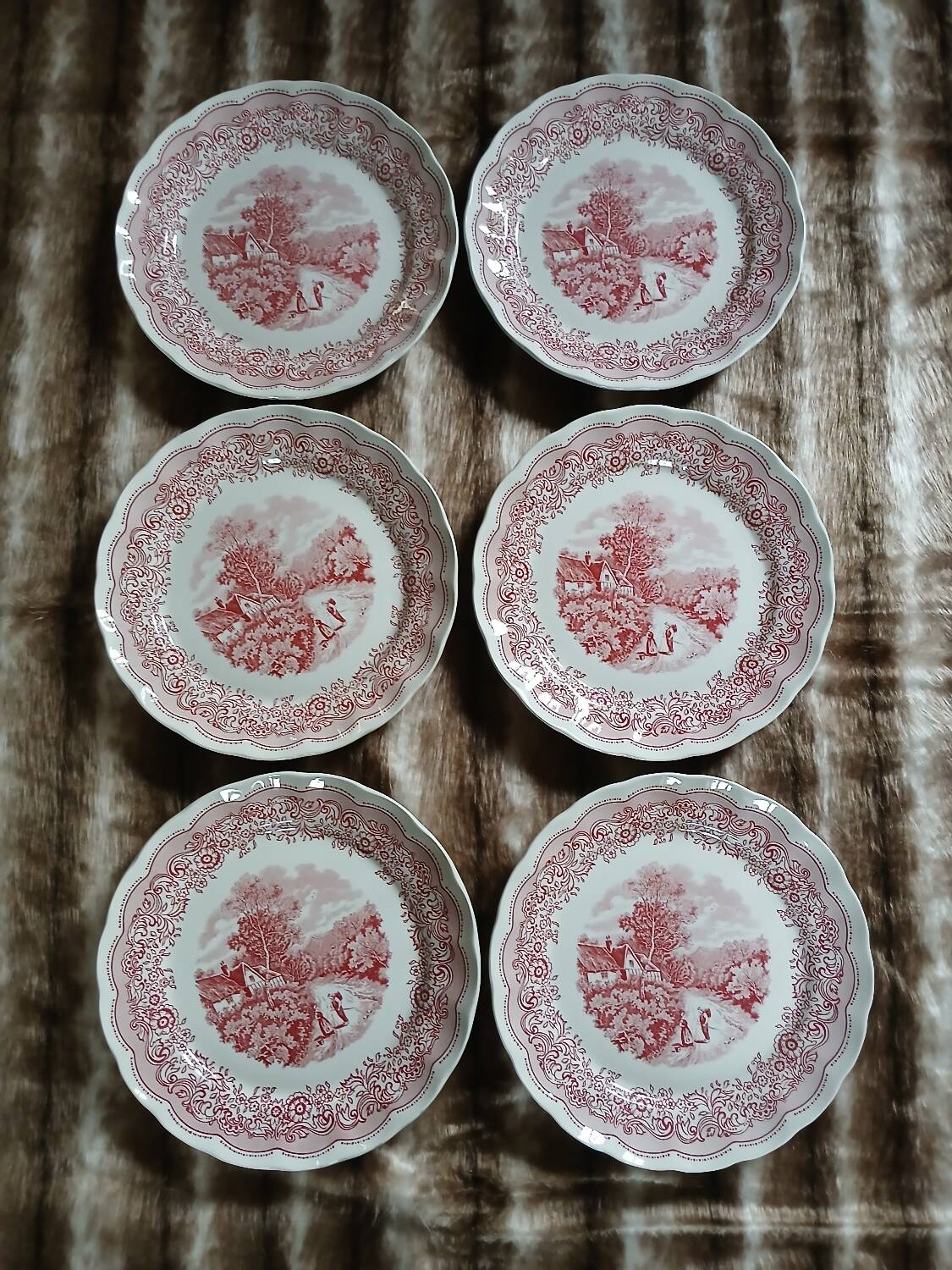 6 Italian ceramic plates