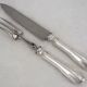 Sfam 24 knives, 12 table knives + 12 dessert cheese knives + carving service.