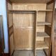 Vintage Parisian wardrobe with sliding doors