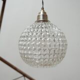Late 20th dutch glass ball pendant light
