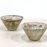 Pair of Willy Guhl planters, 1960s